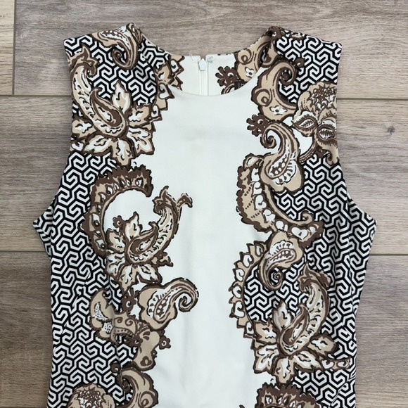 J. Mclaughlin Devon Bainbridge Knit Sheath Dress Sleeveless Career Office Party - Picture 2 of 16